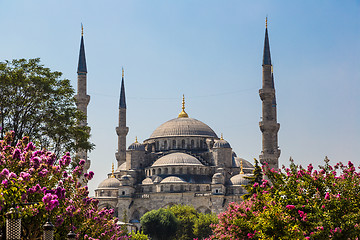 Image showing The Blue Mosque, (Sultanahmet Camii), Istanbul, Turkey