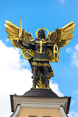 Image showing Monument of Angel in Kiev, independence square