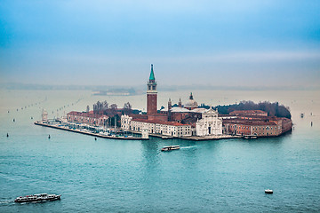 Image showing Venice from the air 