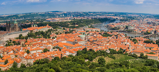 Image showing ?ityscape of Prague city. Panoramic view