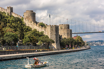 Image showing Rumelian Castle also known as Castle of Europe medieval landmark