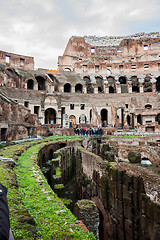 Image showing The Iconic, the legendary Coliseum of Rome, Italy