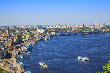 Image showing Panorama of Kiev, Ukraine.