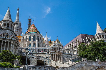 Image showing Eurtopa, Hungary, Budapest, Fishermen's Bastion. One of the land