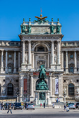 Image showing Vienna Hofburg Imperial Palace at day, - Austria