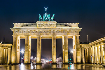 Image showing Brandenburg Gate in Berlin - Germany