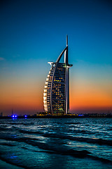 Image showing Burj Al Arab is a luxury 5 stars hotel