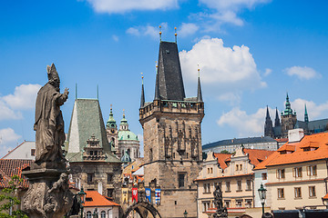 Image showing Charles bridge in Prague