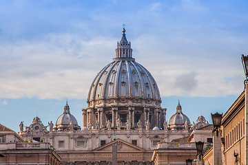 Image showing St. Peter's Basilica in Vatican City in Rome, Italy.