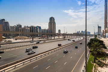 Image showing Dubai Sheikh Zayed Road