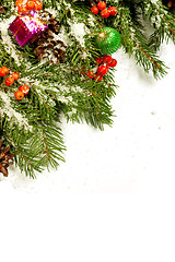 Image showing Christmas background. Eve framework