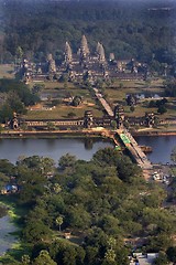 Image showing Angkor Wat Aerial