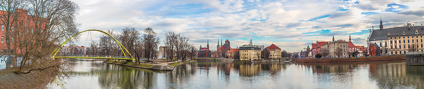 Image showing Wroclaw old city panorama