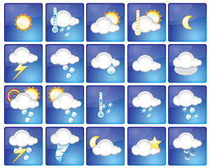 Image showing Weather icons