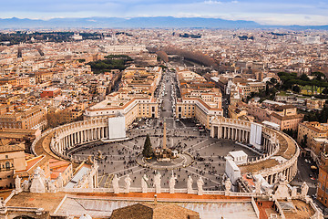 Image showing Rome, Italy. Peter's Square in Vatican