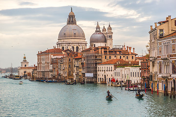 Image showing View of Basilica di Santa Maria della Salute,Venice, Italy