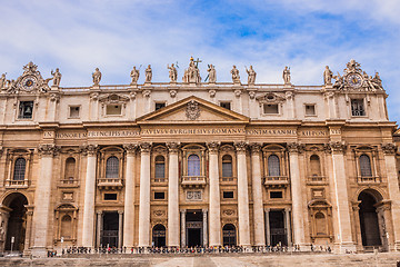 Image showing St. Peter's Basilica in Vatican City in Rome, Italy.