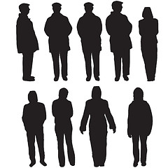 Image showing People silhouettes