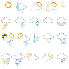 Image showing Weather icons