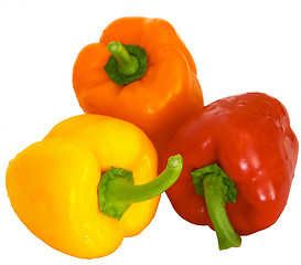 Image showing Three peppers