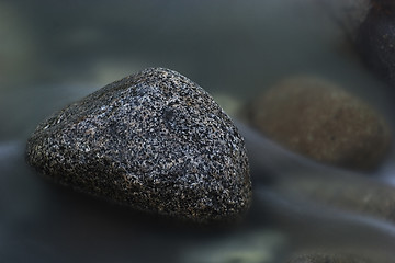 Image showing Rock in a waterflow