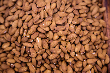 Image showing Almond  in the street shop in Dubai