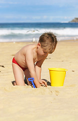 Image showing At the Beach