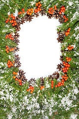 Image showing Christmas background. Eve framework