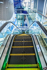 Image showing Automatic Stairs at Dubai Metro Station