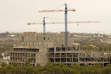 Image showing Unfinished hotel