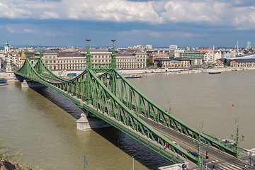 Image showing Liberty Bridge in Budapest.