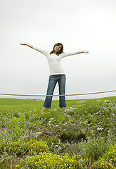 Image showing Happy woman