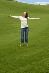 Image showing Happy woman