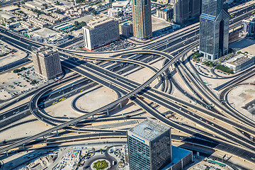 Image showing Dubai downtown. East, United Arab Emirates architecture
