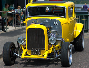 Image showing Yellow Custom Car
