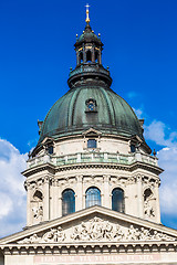 Image showing St. Stephen's Basilica, the largest church in Budapest, Hungary