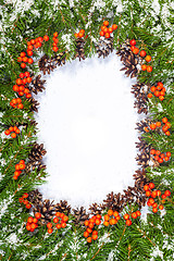 Image showing Christmas background. Eve framework