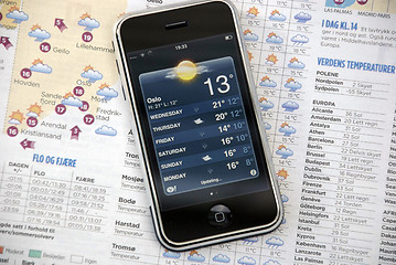 Image showing Future weather