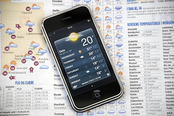 Image showing Weather online