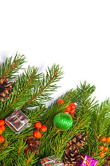 Image showing Christmas background. Eve framework