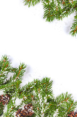 Image showing Christmas background. Eve framework