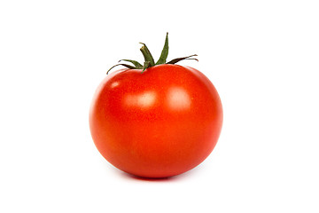 Image showing Fresh red tomato isoated on white