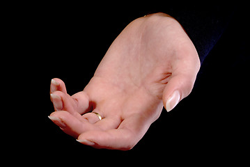 Image showing open hand