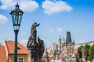 Image showing Charles bridge in Prague