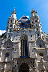 Image showing Horse-drawn Carriage in Vienna at the famous Stephansdom Cathedr