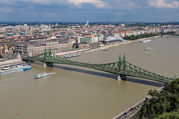 Image showing Liberty Bridge in Budapest.