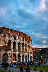 Image showing The Iconic, the legendary Coliseum of Rome, Italy