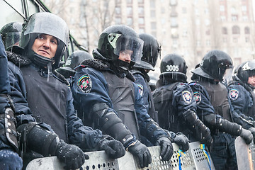 Image showing Protest on Euromaydan in Kiev against the president Yanukovych