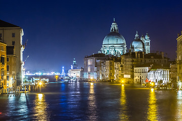 Image showing View of Basilica di Santa Maria della Salute,Venice, Italy