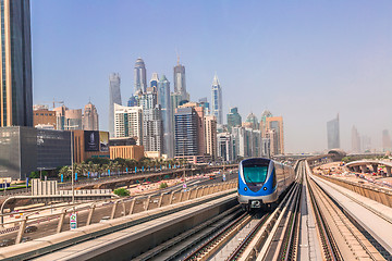 Image showing Dubai Marina Metro Station, United Arab Emirates